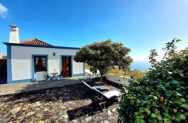 Casita con barbacoa y vistas al mar en el este de La Palma