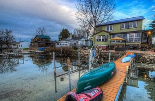 Lago Cayuga casa frente al lago de 4 dormitorios para 10 personas con Bañera de hidromasaje