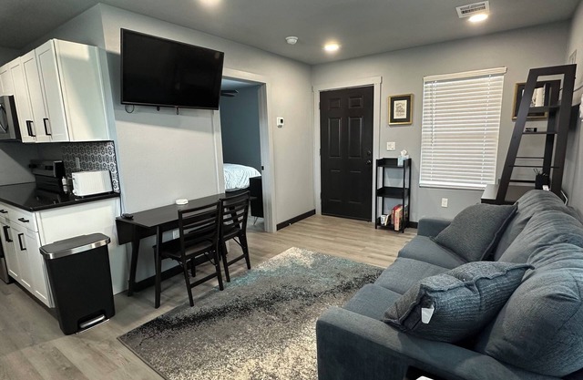 Centrally located private home with large private backyard in Amarillo.