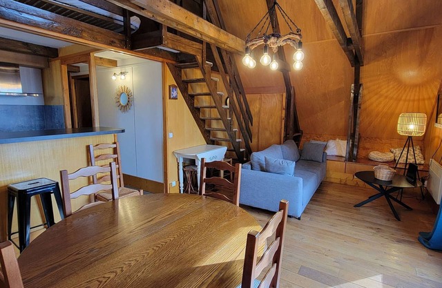 Chalet para 5 personas, cerca de esquí y senderismo, balcón sur, TV, lavadora