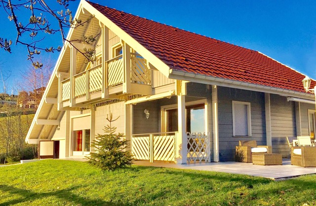 Chalet Le Flocon Bleu **** 9 pers Mauselaine Vista al lago Sauna de esquí Gérardmer
