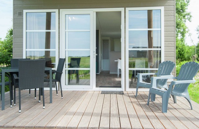 Lovely chalet con terraza cubierta, cerca del Mar del Norte