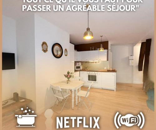 Charmant duplex au calme "La Tourelle" avec wifi
