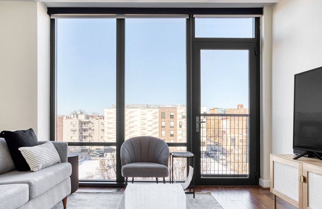 Charming 14th St 1BR w/ Gym, W/D & Lounge, walk to Metro, by Blueground