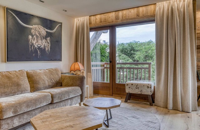 Apartamento cerca del Mont d'Arbois: 1 Hab, 45m², Balcón, Acepta Mascotas, 4 Pers.