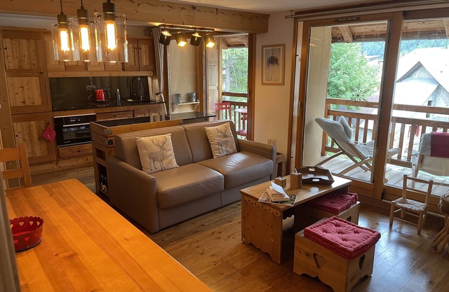 Encantador apartamento 4/6 personas, Serre Chevalier 1400 m 3 *, WIFI