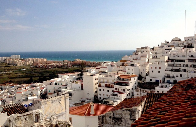 Encantadora casa en el casco antiguo de Salobreña con impresionantes vistas de la med y las montañas
