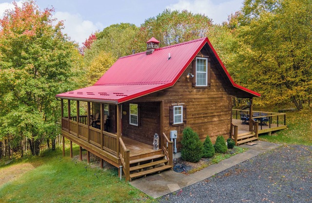 New! Cozy Cub Cabin: Lake Area, Dogs Ok, Hot Tub, Fire Pit!