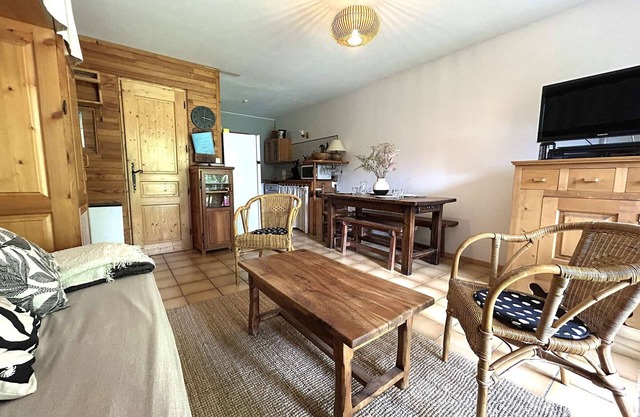 Encantador apartamento 2 hab. con jardín y parking cerca de Serre Chevalier