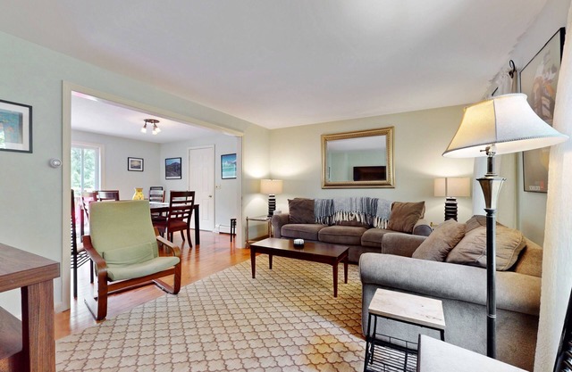 Charming home with private pool, spacious deck & inviting coastal comforts