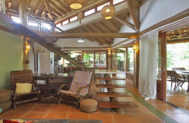 Casa en el condominio a 100m del mar con hidromasaje y TV Sky