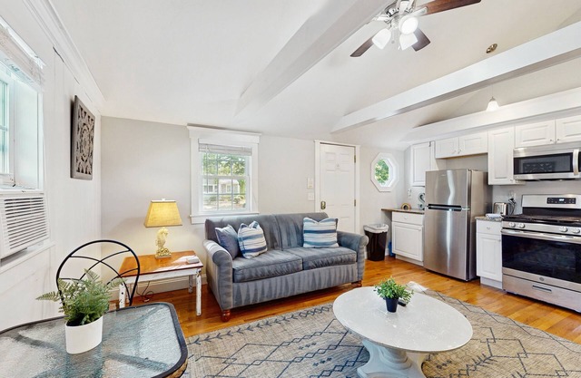 Charming updated bungalow with firepit, fast WiFi, & walkable locale near beach