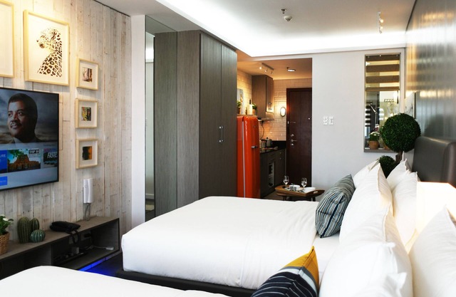 Elegante suite de condominios Shell Residences - vista de MOA