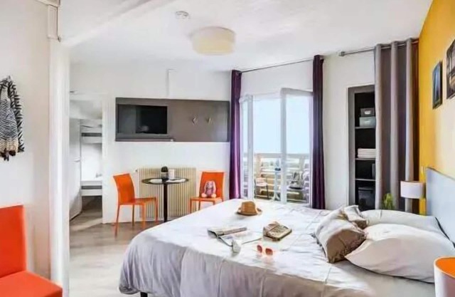 Classic Unterkunft 1 Schlafzimmer 3 Erwachsene und 2 Kinder mit Balkon
