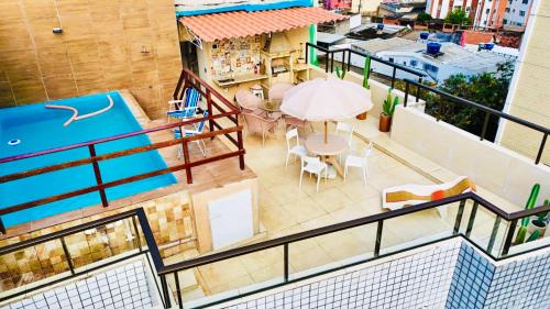 Cobertura para Família com piscina e churrasqueira privativa
