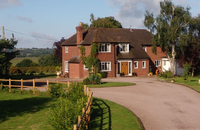 Casa de campo, cerca de Stratford Upon Avon y Warwick con magníficas vistas