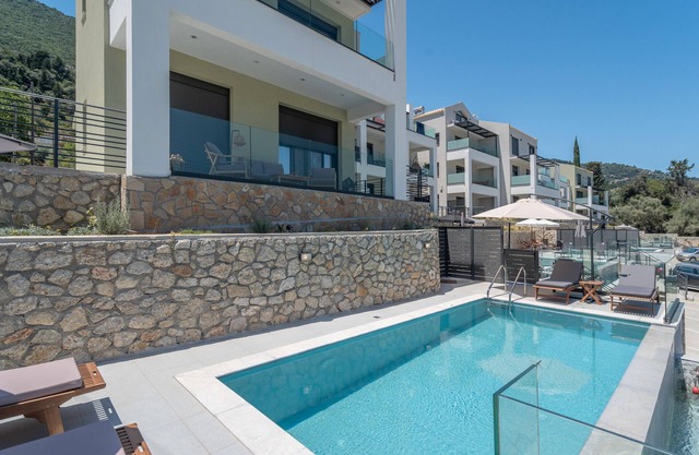 Casa de campo 'Villa San George 2' con vistas al mar, Wi-Fi y aire acondicionado