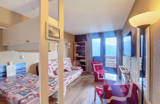 Apartamento cerca de las pistas con balcón, para 5 personas, La Rosière