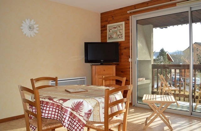 Apartamento 2 piezas, 6 personas, cerca de pistas, mascotas permitidas, terraza, ascensor