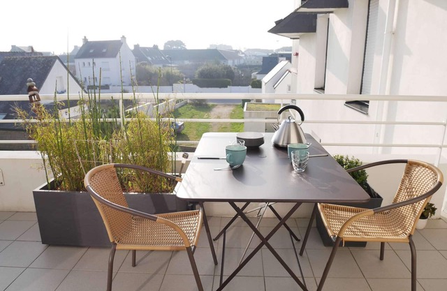 Apartamento acogedor en Étel - 44 m², Wifi, Se admiten mascotas, Parking privado