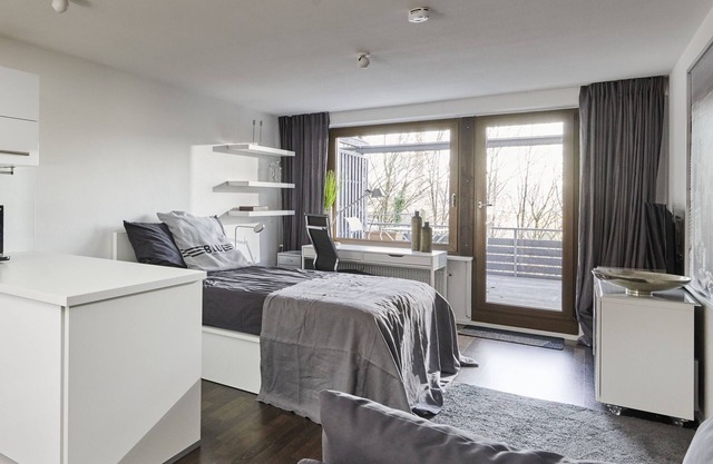 Acogedor, céntrico, tranquilo apartamento de un dormitorio.