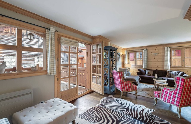 Chalet confortable con sauna para 10 personas en el corazón de Courchevel Le Praz
