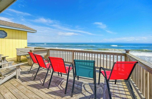 Perfecto Cozy Island Cottage para parejas! Rodanthe frente al mar, justo en la playa