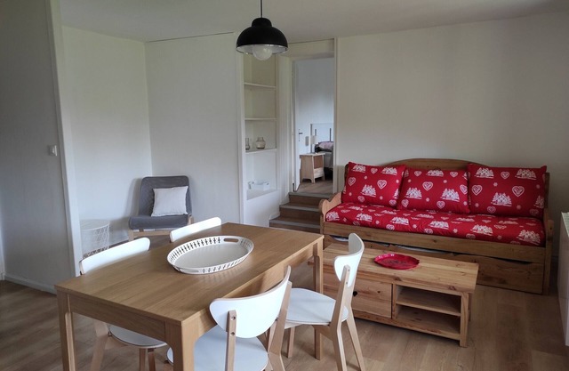 Apartamento acogedor en Autrans, 47m², para 4 personas, cerca de pistas de esquí y del centro del pueblo