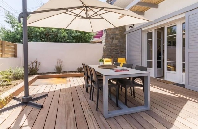 Gîte bord de mer à Pornic avec spa, 2 terrasses, proche plage et commerces, idéal famille et bébé