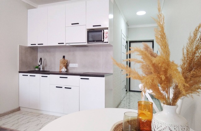 Cozy "Spica" apartment with mountain view in Almaty + AC, WiFi