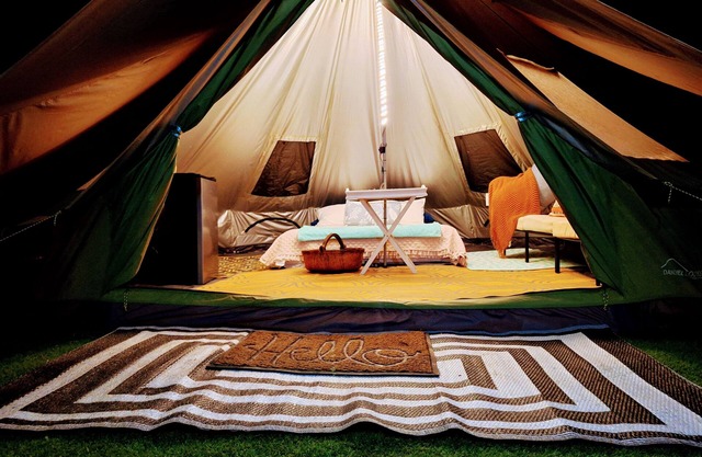 Glamping Tent in the Smoky Mountains