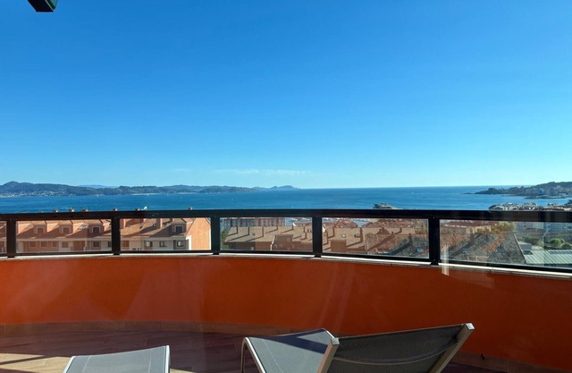 Desconectaengalicia Ático Miraflores con piscina en Sanxenxo