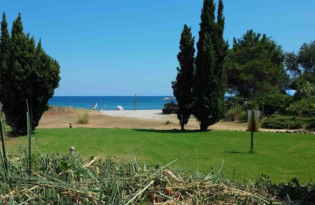 vista directa al mar a 100m. Estudio en residencia. Ideal familias