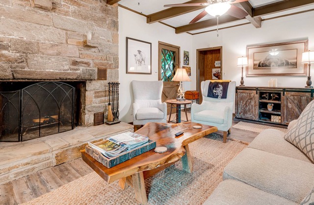 Dog-Friendly Creekside Home w/Free WiFi, Firepit, Pool Table, Game Room, Deck