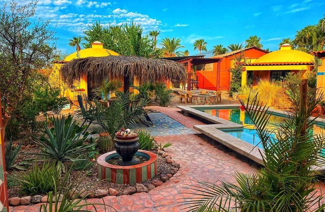 Dome Sol with heated lap pool and private garden