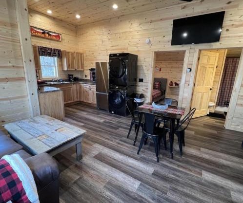 Dragonfly Nest, cabin vibe, river views