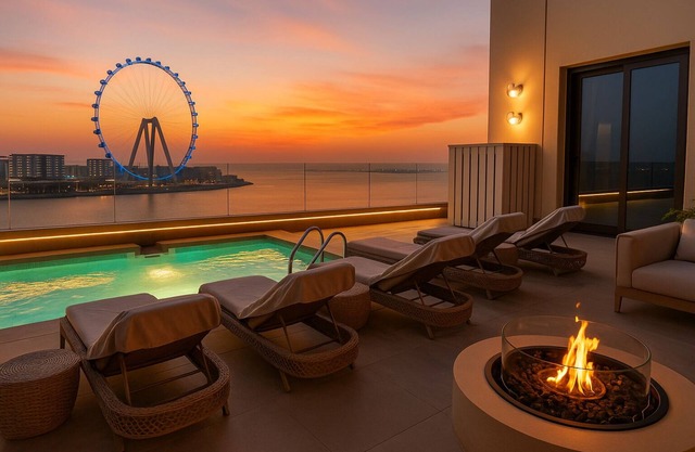 JBR Beach Walk Increíble Penthouse 6 arriba 8 pax 180 metros cuadrados piso 41 ° ¡Vista al mar!