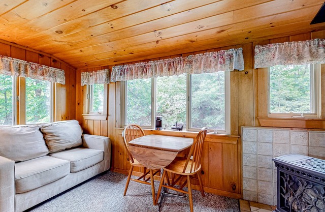 Eclectic Studio Cabin w/ Kitchenette, Free WiFi, Riverfront Location & More