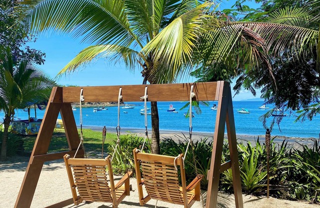 Enjoy a tropical getaway in this modern one-bedroom, two-bathroom condo near Ocotal Beach