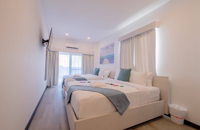 Enjoy gorgeous views of the island through a private balcony!