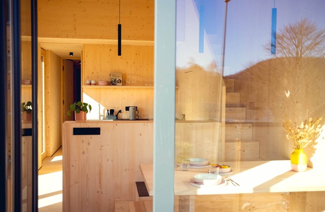 Cabins in der Natur-Cabaña-Diseñador-Baño Privado-Vista al bosque
