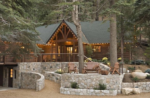 Exclusivo Lodge de lujo en 40 acres privados, 1/4 milla de Lake Arrowhead Village