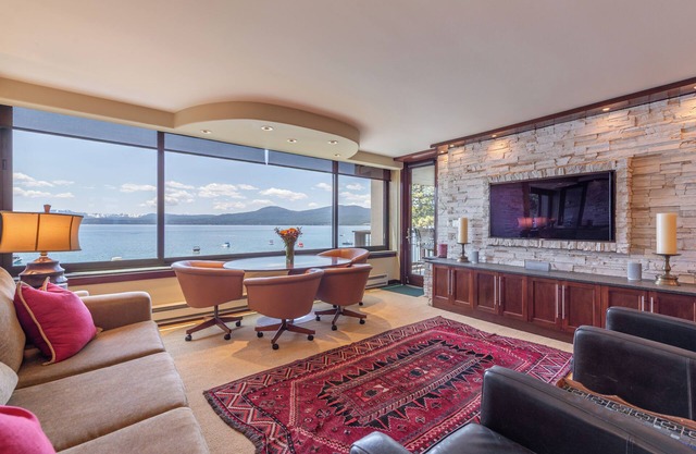 Experience the serene Lake Front Retreat at Brockway Springs Resort