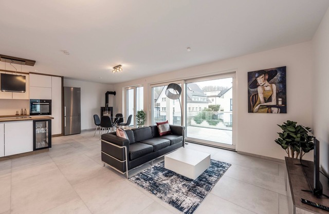 EXQUIS 2-Room Luxus Apartment USM I Fireplace I TerraceI Parking I US Army