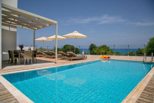 Exquisite Protaras Villa Villa Bulat 4 Bedrooms Beachfront Amazing Sea Views Private Outdoor Pool Furished Sun Terrace Ellinon