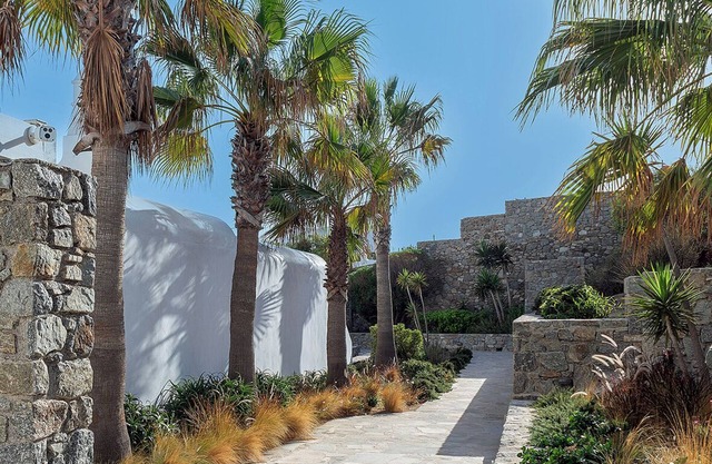 Exquisite villa in beautiful Mykonos at the most exclusive spot of the island