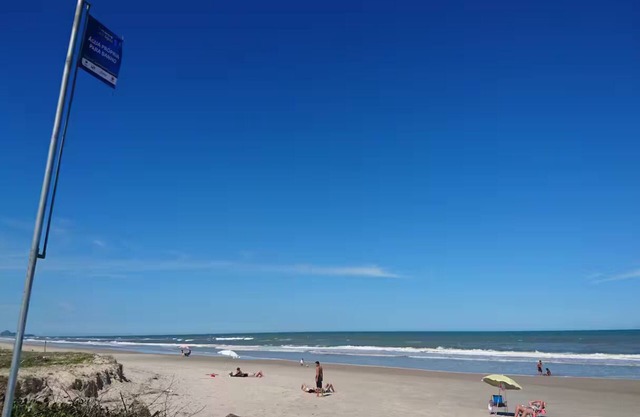 FACING THE SEA literally