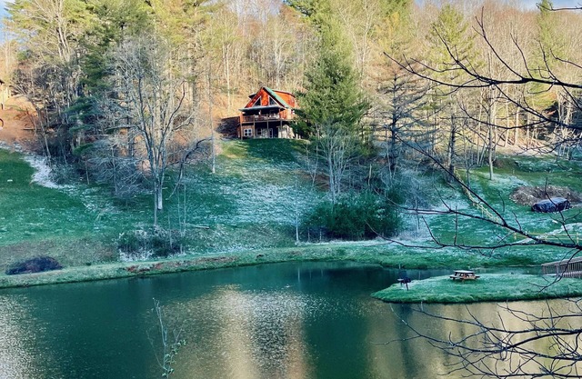 Summer Mtn Getaway 4-bedroom dog-friendly log cabin