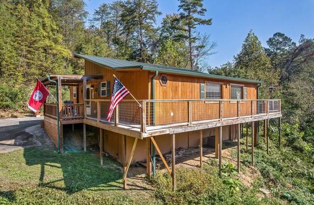 No Pet Fees!! Secluded, family friendly, Mountain Cabin with Hot Tub