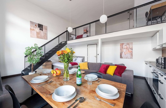 Family apartment with balcony in Prague